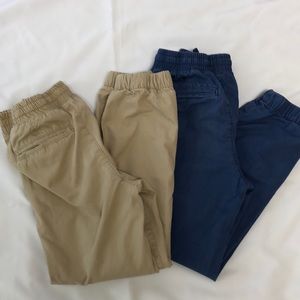 Gap kids Boys Sz L khaki joggers.